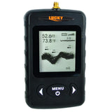 Ffw-718Blk Lucky Black Portable Wireless Fish Finder Locator With 45M (135Ft) Depth & 120M (400Ft)