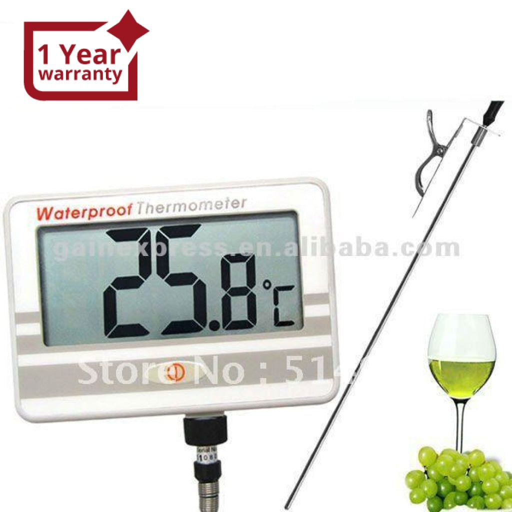 Smart Wireless Meat Thermometer W/ Bluetooth 98.42ft Range IP67