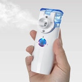 Portable Mesh Nebulizer Handheld Nebulizer for Cough, Portable Personal Cool Mist Steam Inhaler for Sinus Cold, Kids Adults Use