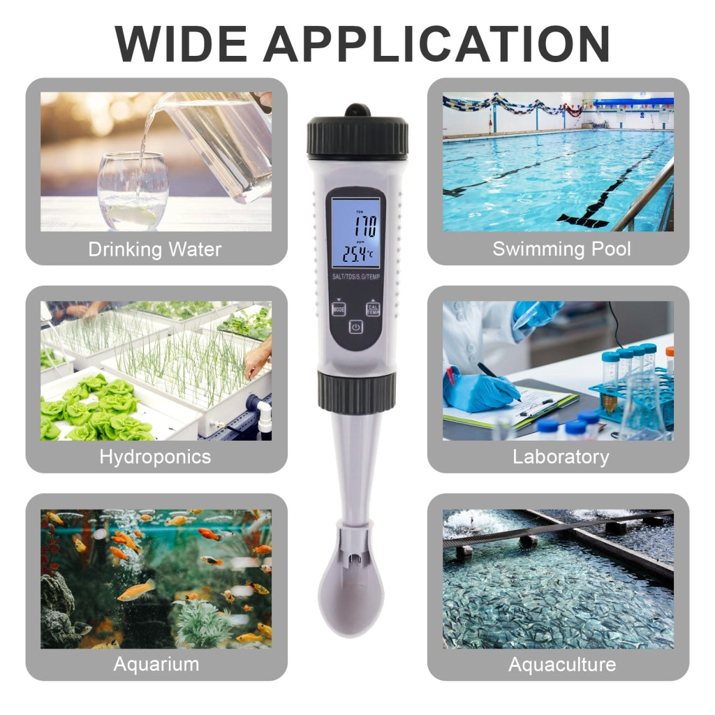  Weytoll New Professional 8 in 1 Multi-parameter Water
