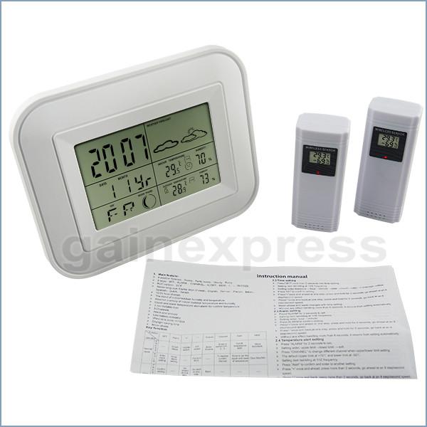 Digital Thermometer Hygrometer Indoor Outdoor Temperature Humidity
