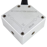 VM-6380 Digital 3-Axis Vibration Meter Piezoelectric Sensor Displacement Velocity Acceleration