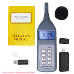 SL-5868P-BT Professional Sound Level Meter 30~130dB USB Drive Software & Bluetooth