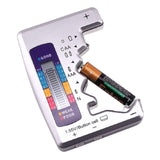710-110 / BAT-377 Battery Tester Checker C AA AAA D N 9V 1.5V Button Cell Batteries Clear Bar Graph LCD Display Pocket Size