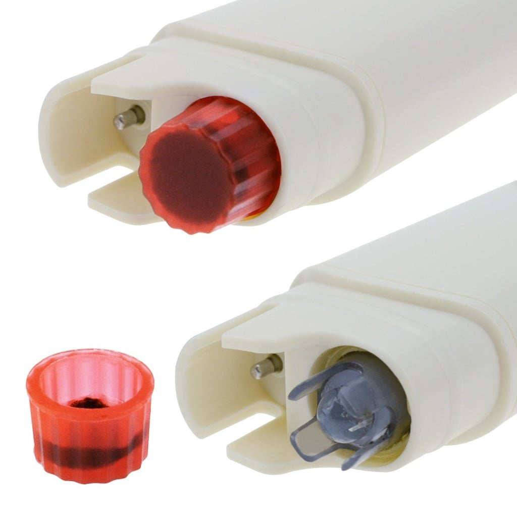 868 - 1 868 - 1 0.0 - 14.0 pH & Temperature Meter ATC Dual Display, Portable Digital Pen - Type Tester, IP67 Waterproof Dustproof, for Hydroponics Aquariums Drinking Water Quality Control Testing - Gain Express