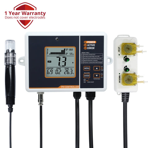 Phc-402 Dual Relay Digital Ph Controller With Temperature Compensation Up And Down Adjustable