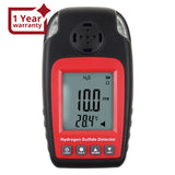 Aqm - 338 Hydrogen Sulfide Detector H₂S Monitor 0~100Ppm Electrochemical Sensor Led Alarm With
