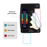 710-110 / Bat-377 Battery Tester Checker C Aa Aaa D N 9V 1.5V Button Cell Batteries Clear Bar Graph