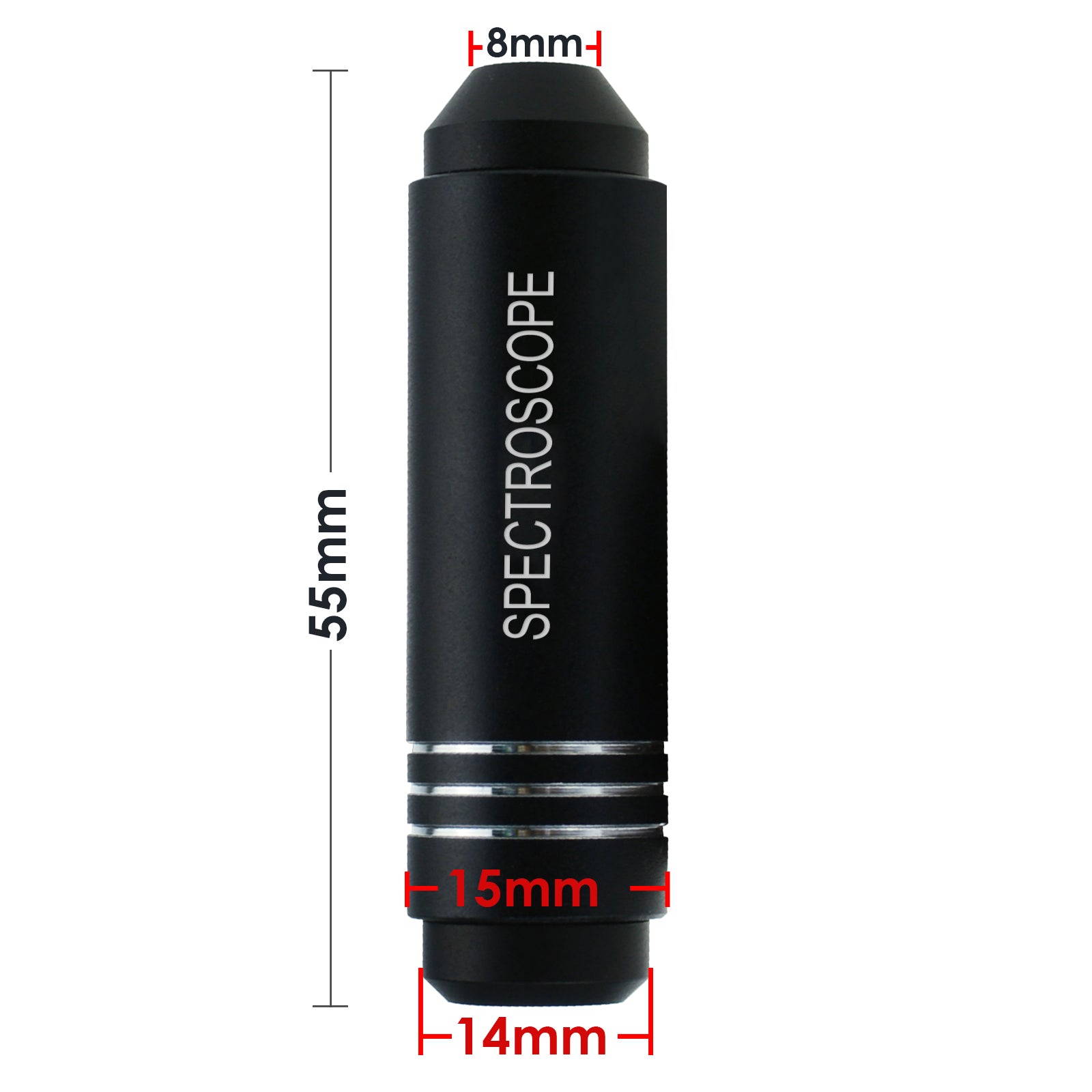 CLMG-7205 Pocket Diffraction Grating Gemological Spectroscope Gem Stone Jeweller Tool with Pouch