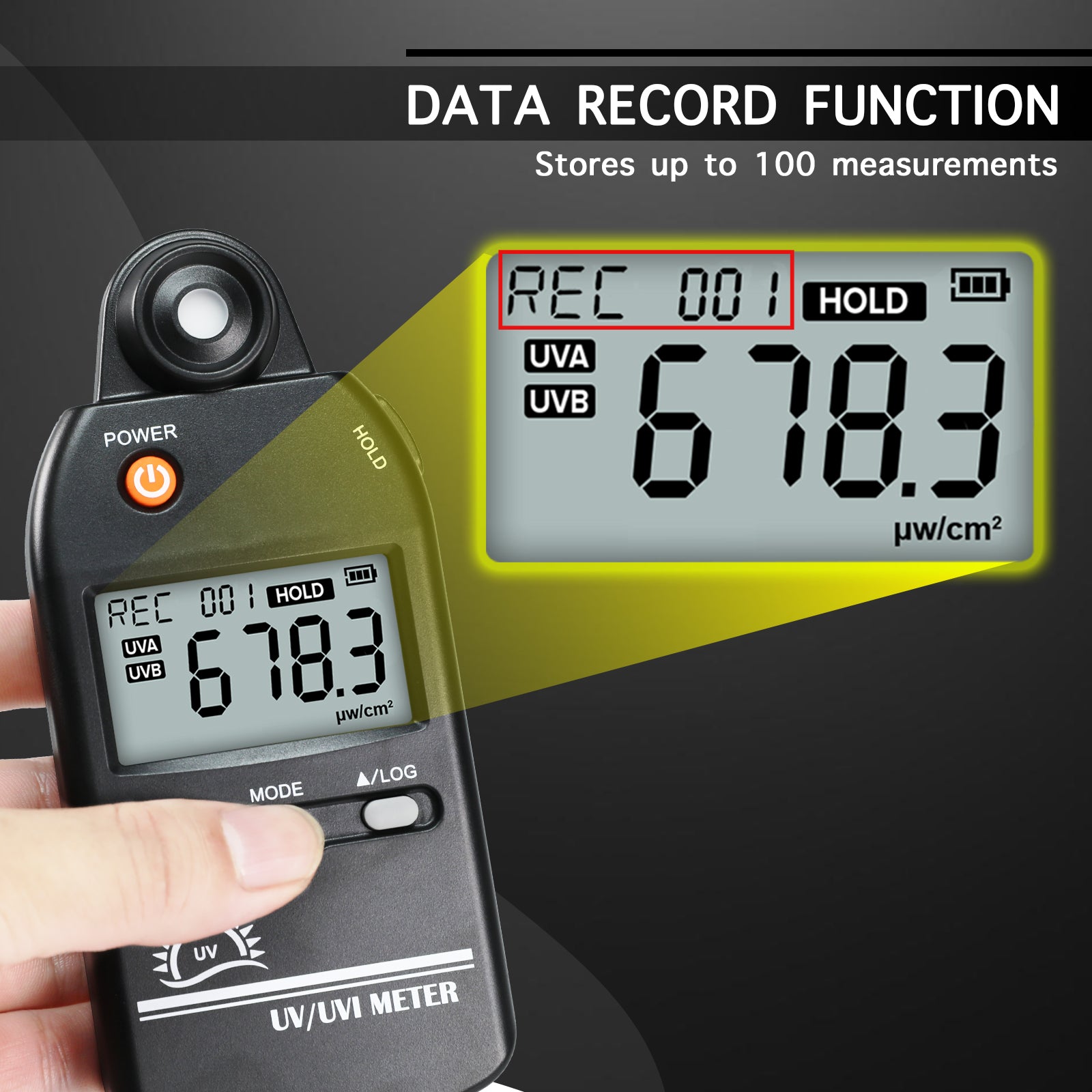 UVM-529 Digital Ultraviolet Detector UV UVI Tester Light Meter