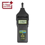 Dt-2856 Digital Tachometer Photo Contact Laser Tach Rpm 0.5~19 999R/Min