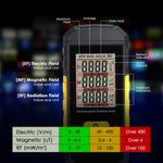 EMF-511 Professional 3-in-1 EMF RF Meter: Electric / Magnetic / RF Field Detector with Data Hold & Alarm, EMF Safety Tester for Home / Industry Use