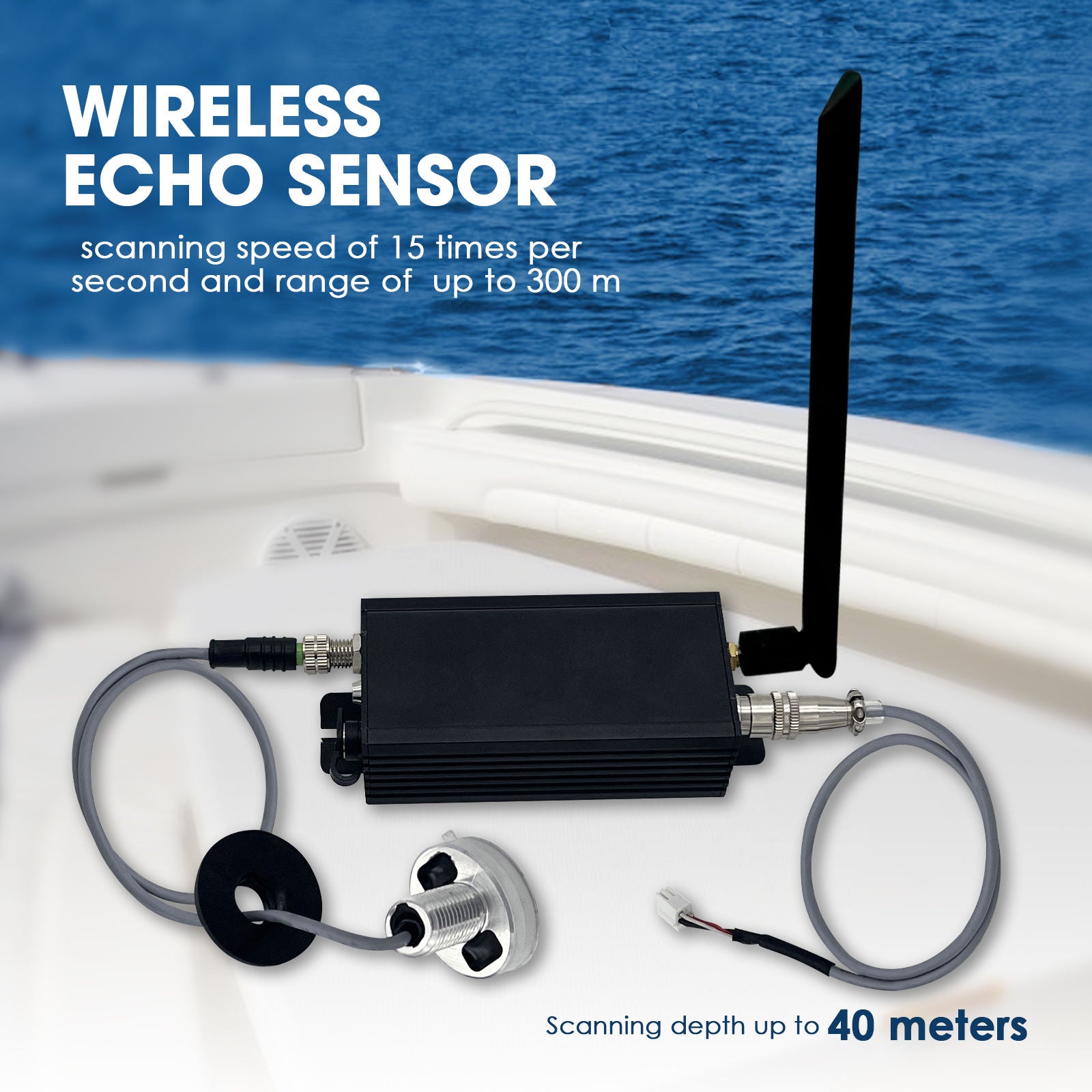 Professional 300m Long-Range Wireless Fish Finder, 3.5