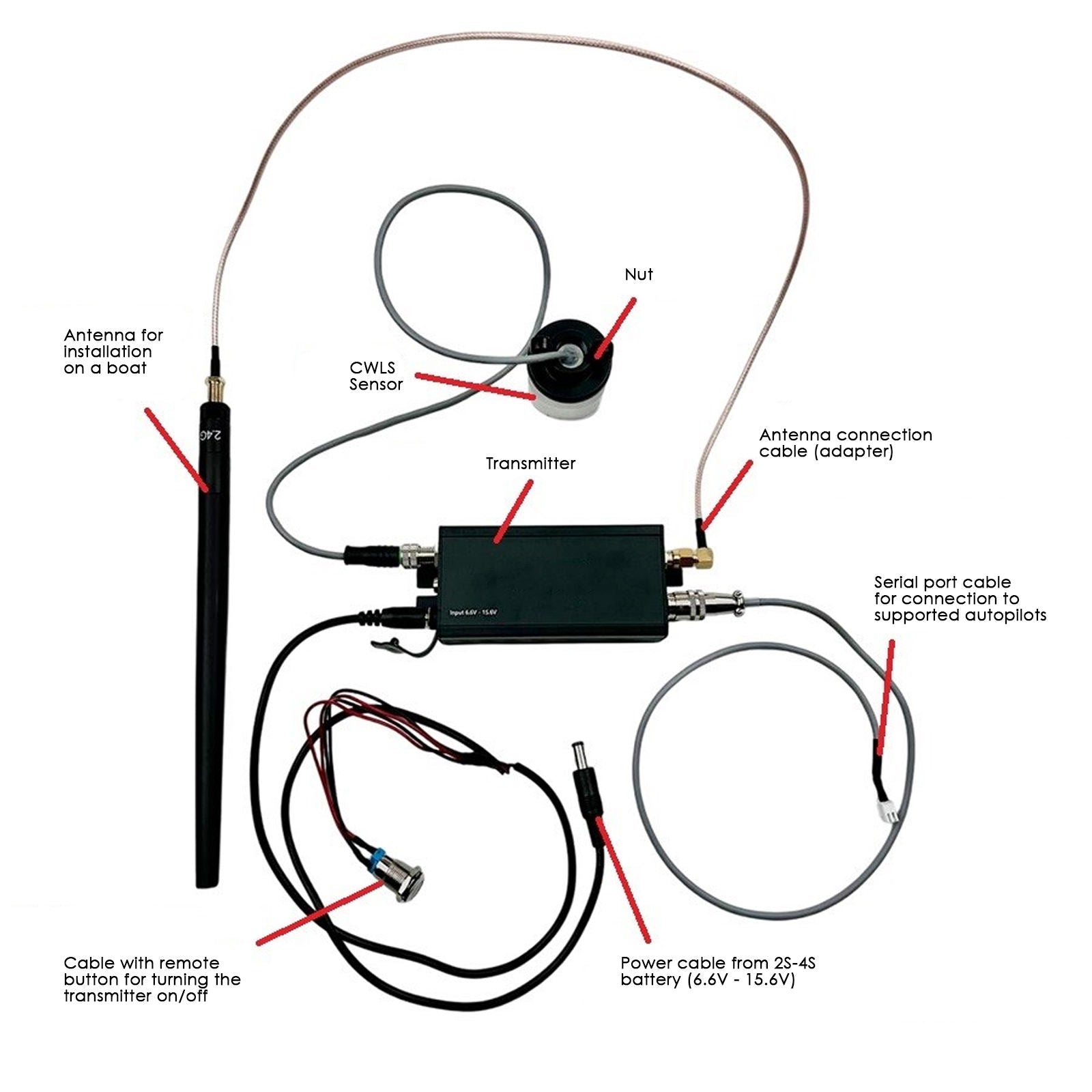 Professional 300m Long-Range Wireless Fish Finder, 3.5