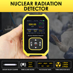 GAM-391 Geiger Counter Nuclear Radiation Detector Handheld Dosimeter Beta Gamma X-ray Rechargeable Radioactive Monitor Tester Switchable 5 Dosage Units for Outdoor Industry Research and Personal Home Usage