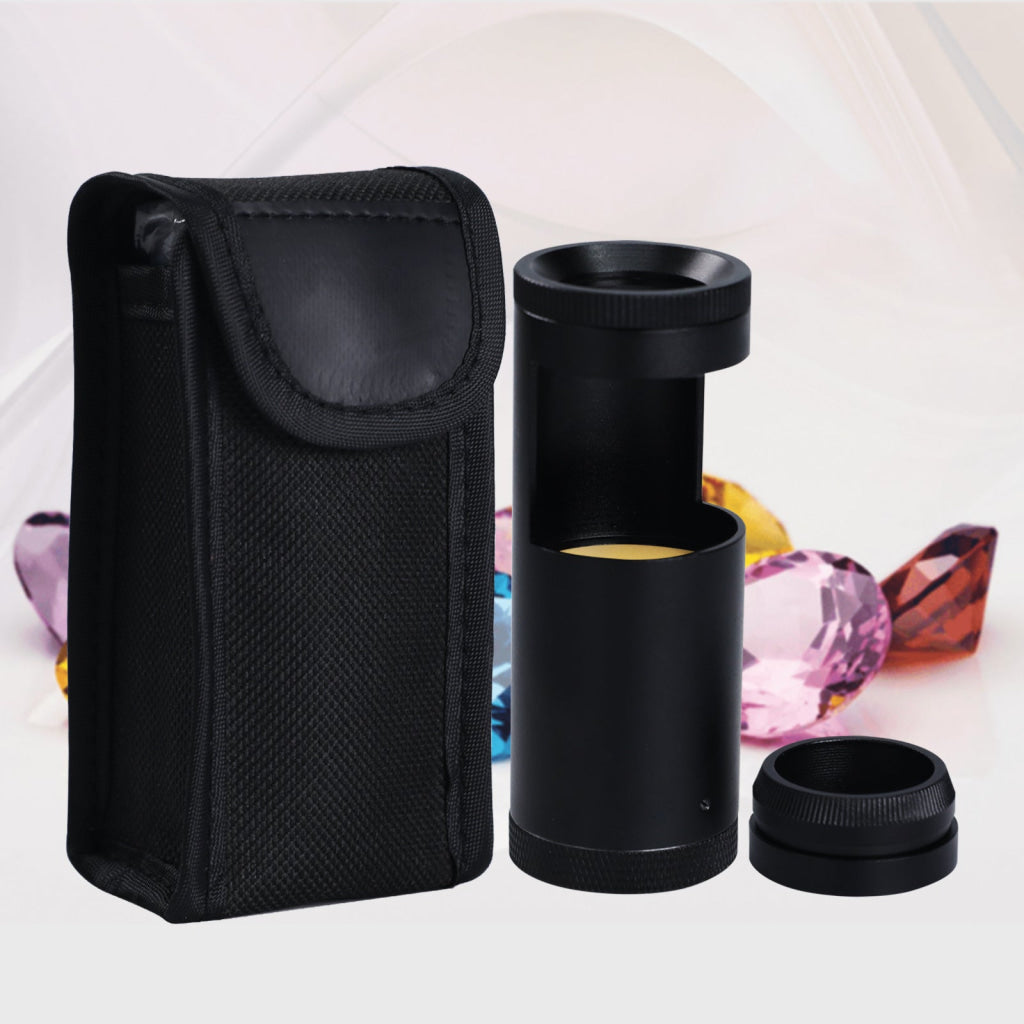 Gem-460 Portable 93Mm Length Led Gemstone Polariscope Dual Lens With 28Mm Diameter Built-In Light