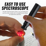 Gem-461 Focusing Prism Spectroscope For Gemstone Analysis Adjustable Focus 400-700Nm Wavelength