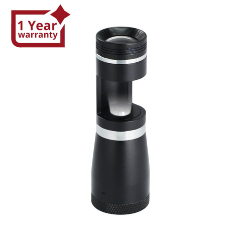 Gem-463 Portable 10X Darkfield Loupe Polariscope Gemology Magnifier Gemstone Tester 20.5Mm Lens
