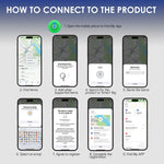 Ikf-406 Smart Itag Key Finder Find My App Bike Luggage  Wallet Bag Anti-Lost Tracker Locator