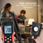 Lux-331 Digital Light / Lux Meter Lux Footcandle Fc Illuminance Tester 200000Lux 20000Fc