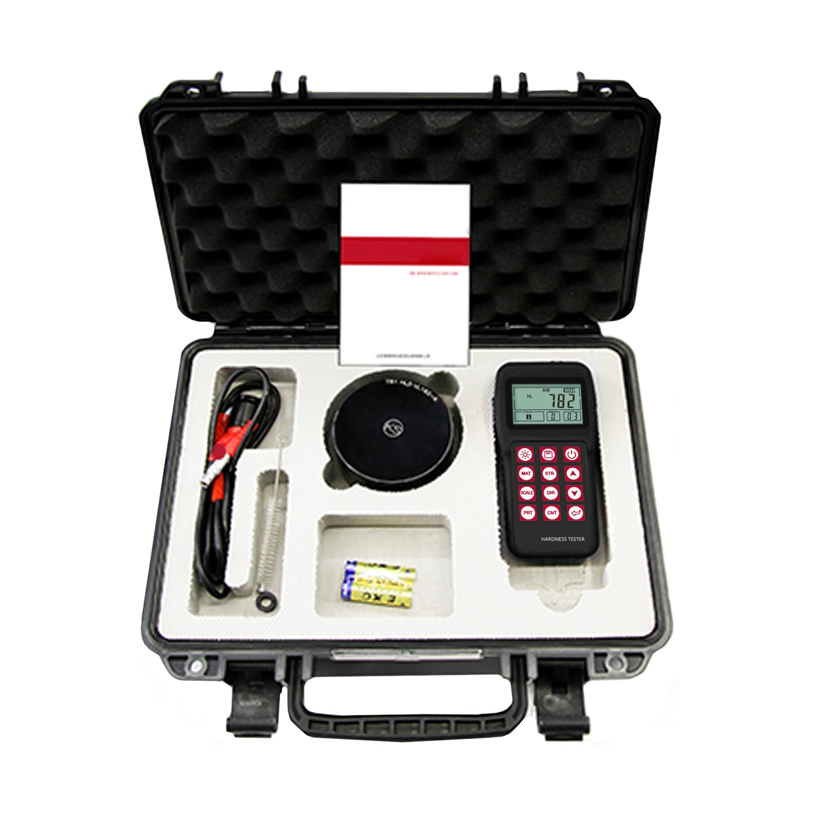 MH180 Mitech MH180 Portable Handheld  Leeb Hardness Tester Meter Gauge 170～960 HLD with 100 Group Data Memory LCD EL background light Support Micro printer