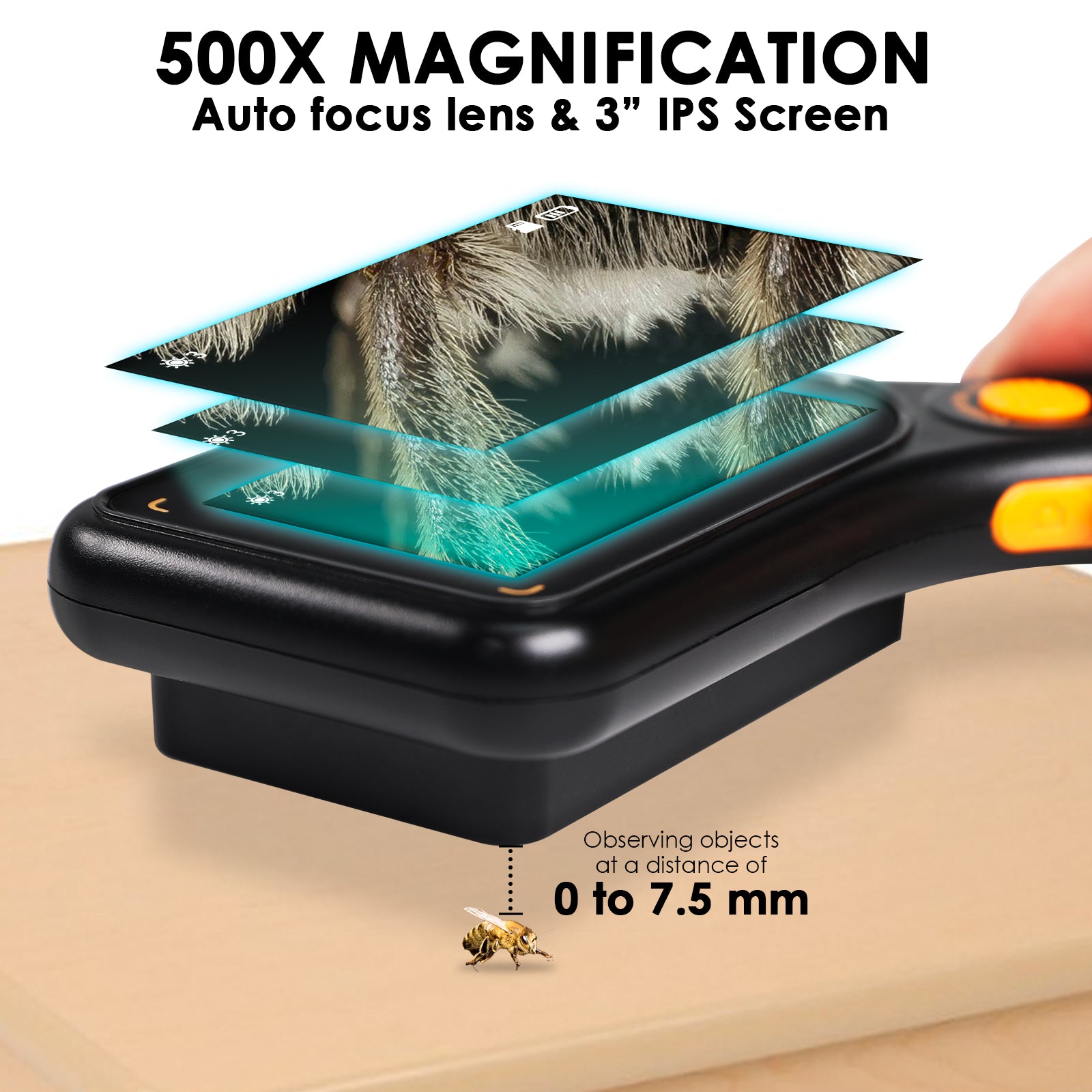 MSC-520 500X Digital Microscope with 3.0
