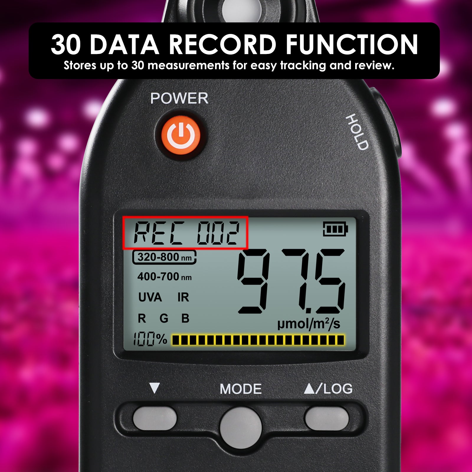 PAR-530 Spectroradiometer PPFD Meter Spectrometer PAR Quantum