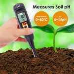 Ph-08 Digital Food Ph Soil Meter W/ Temperature Measure Acidity Tester For Dough Meat Cheese Bread