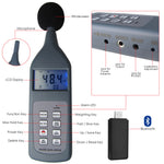 SL-5868P-BT Professional Sound Level Meter 30~130dB USB Drive Software & Bluetooth