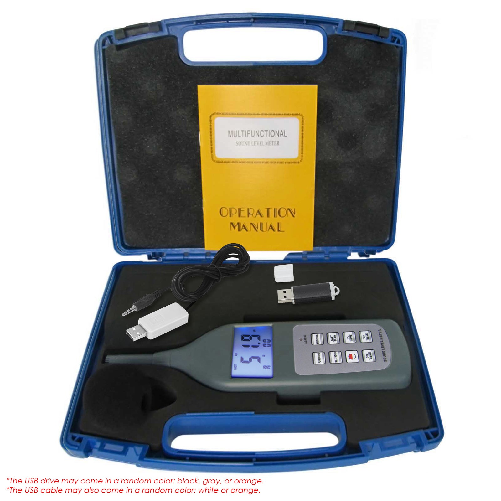 SL-5868P-CD Sound Level Meter with RS-232C Software via USB Drive