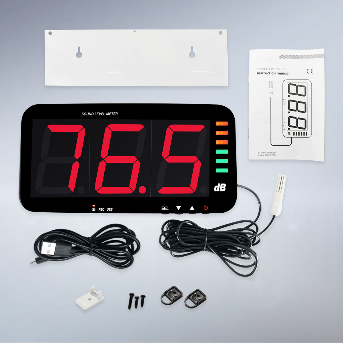 SLM-389 Wall Hanging Sound Level Meter 13