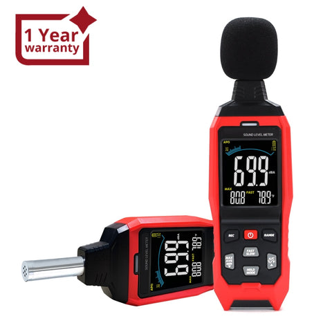 Slm-390 Decibel Meter With Data Logging Function And A / C Z Weighted Sound Portable Spl Max/Min/Avg