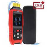 The-373 K/J Datalogger Thermocouple Thermometer -200~1372°C (-328~2501°F) 4-Channel Display