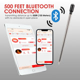 The-387 Smart Bluetooth Meat Thermometer 500Ft Wireless Range For Bbq Oven Smoker Grilling Kitchen