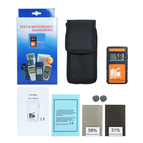 AT-171 Portable Window Tint Meter with LCD Display Light Transmittance  Meter with Measuring Range 0 to 100 Percent Light Transmission