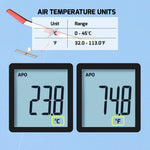ANE-486 Digital Air Velocity Meter High Precision Anemometer 0.3~30.0m/s km/h ft/m mile/h knots Units with Air