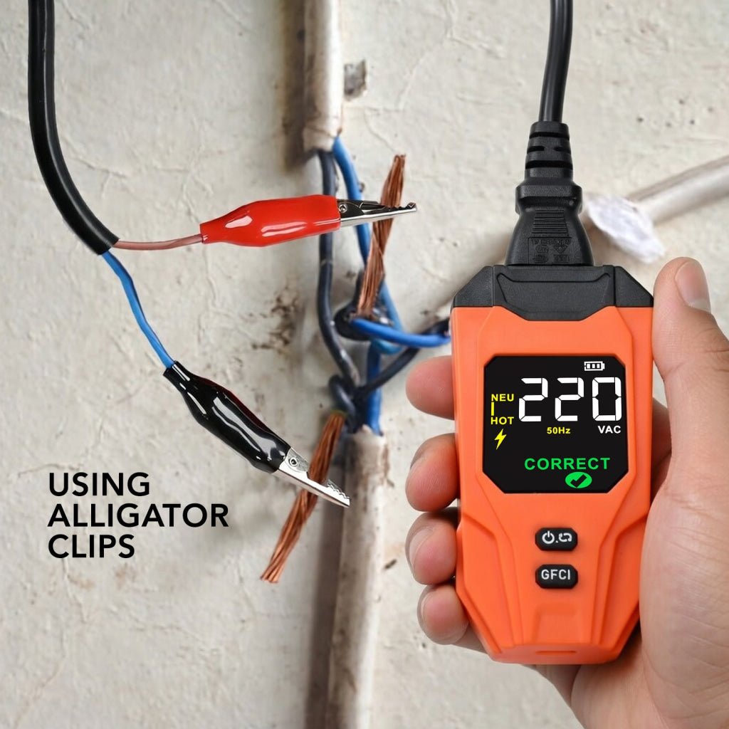 CIR-540 Digital Circuit Breaker Finder with GFCI Tester & NCV Detection Electrical Circuit Tracer High Accuracy Colored