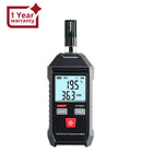 Digital Humidity and Temperature Meter Data Hold MAX/MIN/DIFF Value Measurement with LCD Backlight Humidity