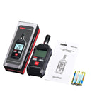 Digital Humidity and Temperature Meter Data Hold MAX/MIN/DIFF Value Measurement with LCD Backlight Humidity