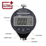 560 - 10C Shore C Digital Hardness Meter Durometer 0~100HC, for Soft Rubber Testing, Foam, Sponges with LCD Display Pocket Size Tester - Gain Express