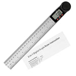 6 - 039R_300MM 6 - 039R_300MM Electronic 2 - in - 1 Digital Protractor Angle Ruler 300mm (12inch) 360° Angle & Length Measurement for Home Improvement, Woodworking, Workshop - Gain Express