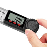 6 - 039R_300MM 6 - 039R_300MM Electronic 2 - in - 1 Digital Protractor Angle Ruler 300mm (12inch) 360° Angle & Length Measurement for Home Improvement, Woodworking, Workshop - Gain Express