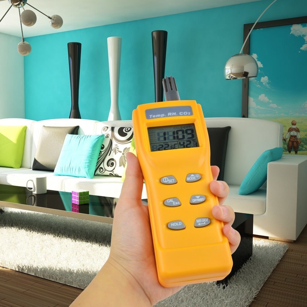 7755 Digital CO2 Carbon Dioxide Temperature RH Humidity DP WB NDIR