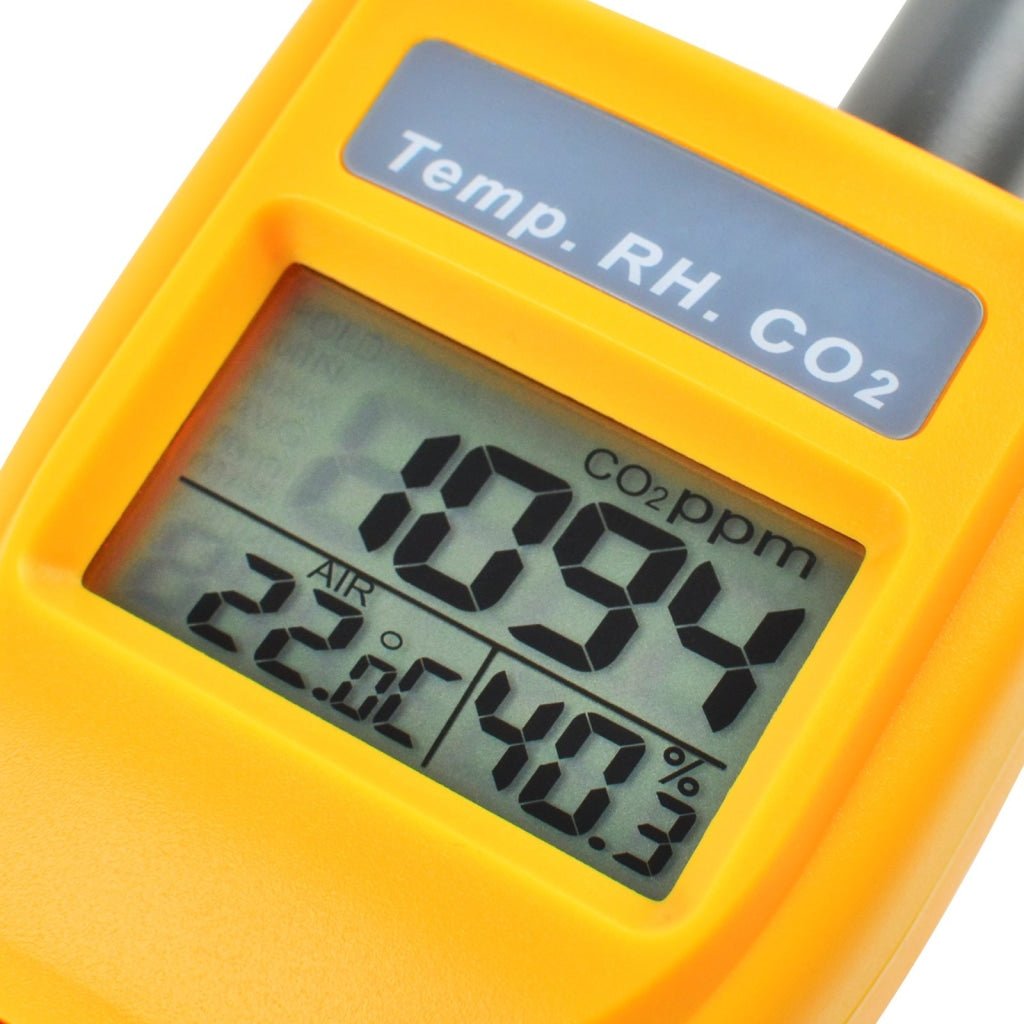CO2ページ 7755 Digital CO2 Carbon Dioxide Temperature RH Humidity DP WB NDIR
