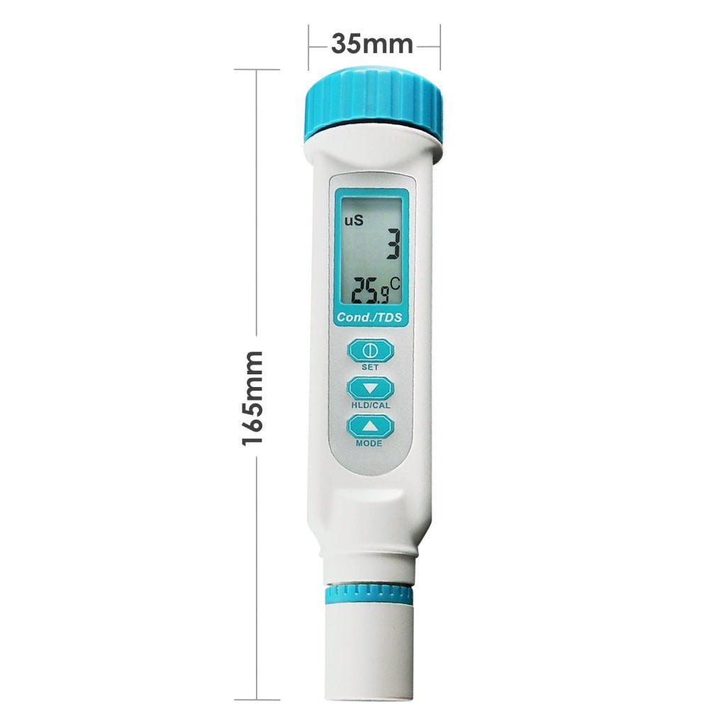 836 - 1 836 - 1 Digital Conductivity TDS Meter, ppm ppt uS mS °C/°F Pentype Water Quality Tester with ATC - Gain Express