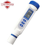 837 - 1 Salinity & Temp Meter, Pen Type Salt Water Quality Tester ATC NaCl 0~70 ppt, Handheld Measurement Monitor Tester, for Saltwater, Hydroponics, Pool, Aquarium, Fish Pond, Spa, Monitoring & Testing - Gain Express
