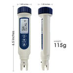 837 - 3 837 - 3 Pentype TDS / Salinity / Temperature Tester Water Quality Meter ATC Multiple Units (ppt, ppm, S.G., %, °C, °F) Digital Tool for Saltwater Monitoring & Testing IP65 Waterproof Housing - Gain Express