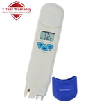 868 - 1 868 - 1 0.0 - 14.0 pH & Temperature Meter ATC Dual Display, Portable Digital Pen - Type Tester, IP67 Waterproof Dustproof, for Hydroponics Aquariums Drinking Water Quality Control Testing - Gain Express