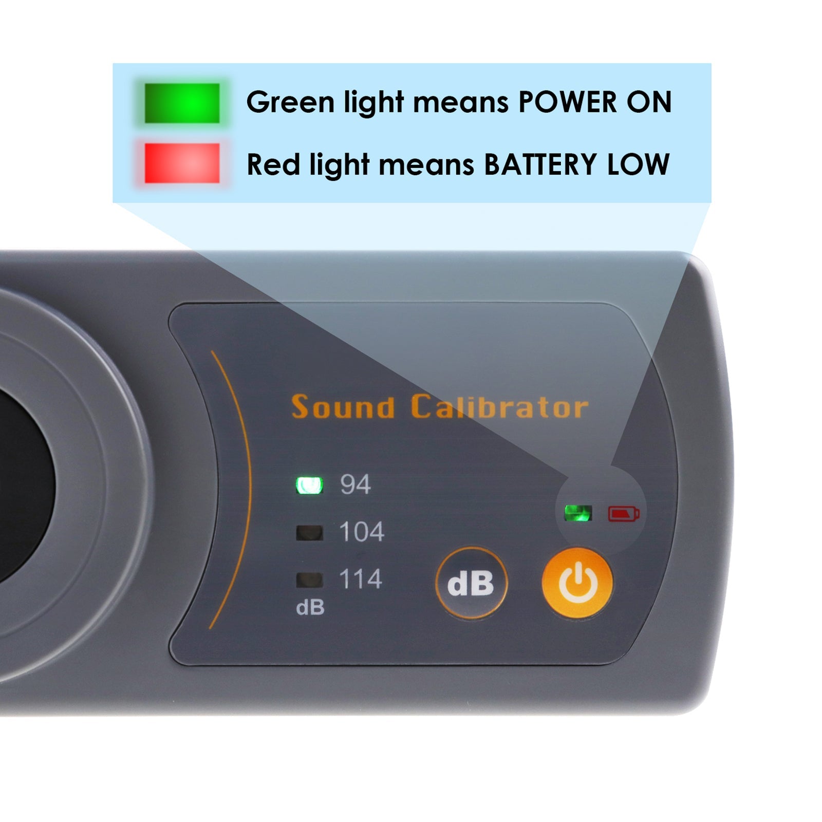 8930B 8930B Compact Sound Level Calibrator 114dB / 94dB / 104dB Calibration Level For 1/2