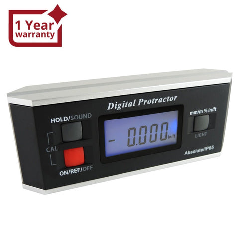 AG - 82413B AG - 82413B Digital Protractor Angle Finder Level Inclinometer Magnetic V - Groove 0~360 with Backlight IP65 - Gain Express